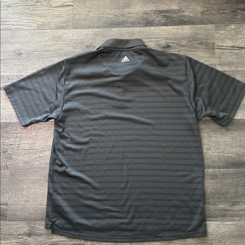 Men’s Adidas Gray Golf Polo Shirt Size XL Athletic